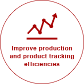Improve production and product tracking efficiencies